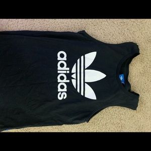 ADIDAS Black Logo Tank Top